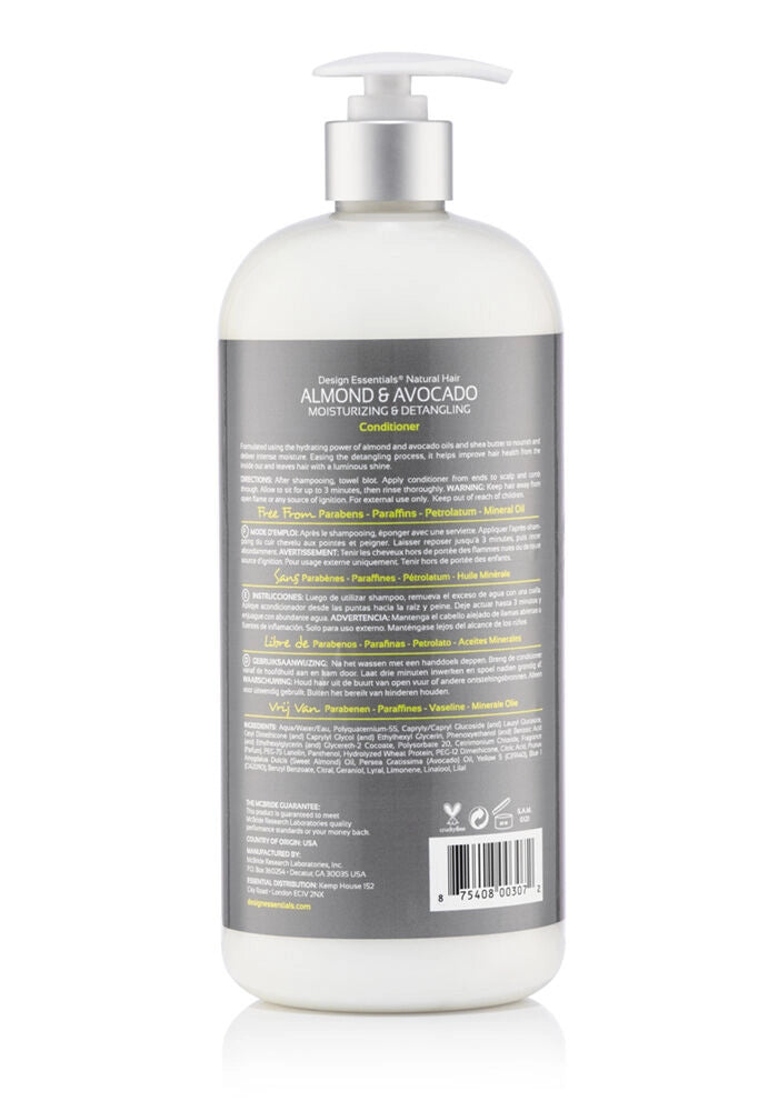 Design Essentials Almond Avocado Moisturizing & Detangling Conditioner