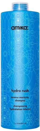 Amika Hydro Rush Intense Moisture Shampoo with Hyaluronic Acid